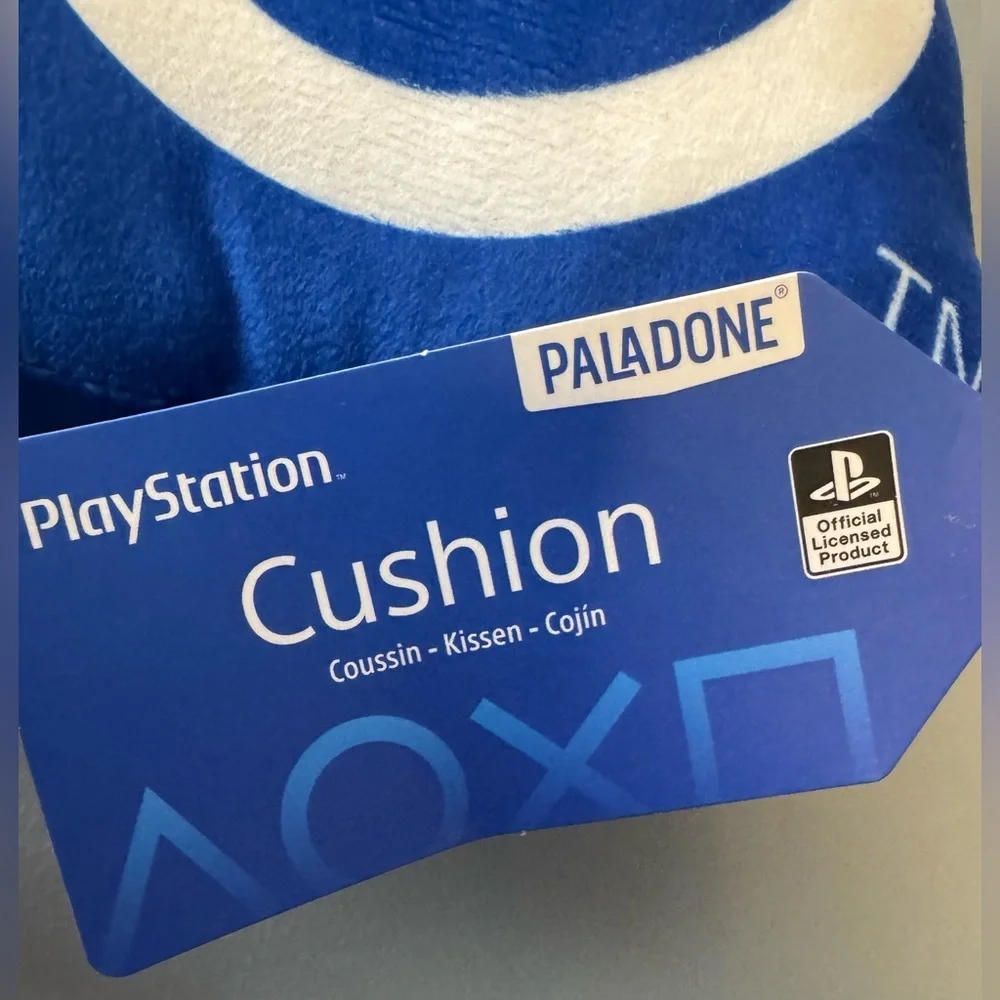 Sony PlayStation controller logo shaped Pillow cushion